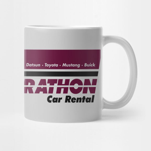 Marathon Car Rental Planes Trains And Automobiles Mug TeePublic